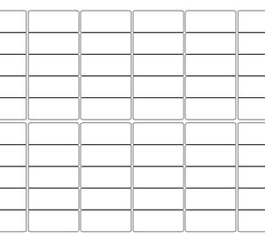 60 up white vinyl tags